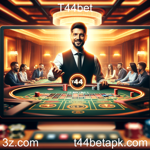 Experiência Imersiva no Cassino ao Vivo do T44bet